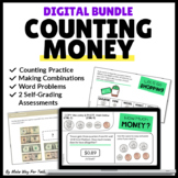 Counting Bills and Coins Word Problems |Money Task Cards |