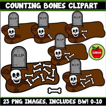 Preview of Counting Bones Clipart