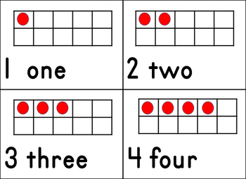 Counting Book And Ten Frame Flash Cards By Eli S Dual