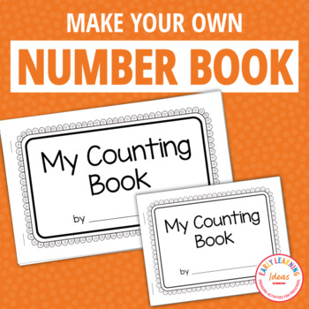 Preview of Preschool Counting Books 1-10 - Numbers Practice & Counting to 10 - Pre-k Math
