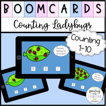 Preview of Counting Boom Cards | Distance Learning for Preschool - Kindergarten