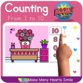Counting Boom Cards Freebie MHS410