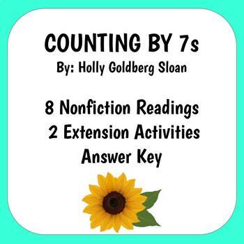 Counting By 7s Novel Study Nonfiction Close Readings