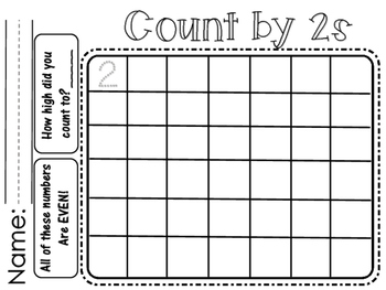 Skip Counting By...Practice by Crazy for Second Graders | TpT