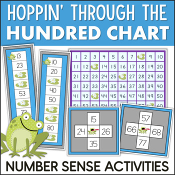 Preview of Hundreds Chart Activities Puzzles Game Number Sense Place Value Skip Count by 10