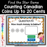 Counting Canadian Coins Up to 20 Cents Powerpoint Game