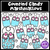 Counting Candy Marshmallows Clipart