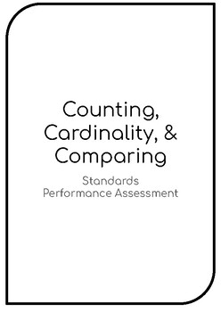 Preview of Counting & Cardinality Performance Assessment - CCSS Aligned