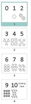 Preview of Counting Cards and Number Matching