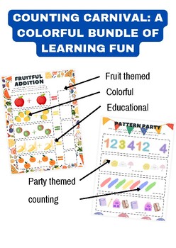 Preview of Counting Carnival: A Colorful Bundle of Learning Fun!