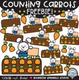 Counting Carrots Clipart FREEBIE!