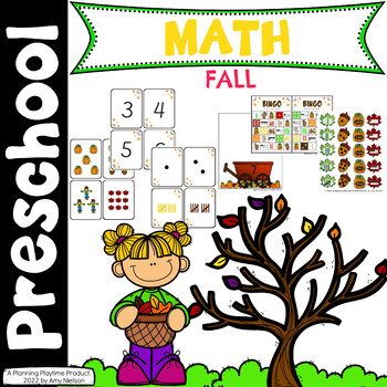 Preview of Counting Centers - Fall Preschool