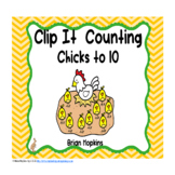 Counting Chicks to 10 Clip It