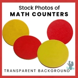 Counting Chips Math Manipulatives:  Stock Images for Perso