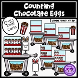 Counting Chocolate Eggs Clipart