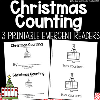 Preview of Counting Christmas Math Emergent Reader