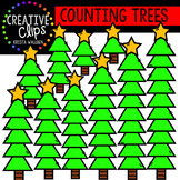 Counting Christmas Trees: Christmas Clipart {Creative Clip