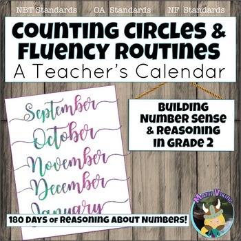 Preview of Responsive Classroom Math Routines: Calendar of Grade 2 Counting Circles Fluency