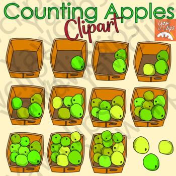 Preview of Counting Clipart | Counting your fruits 