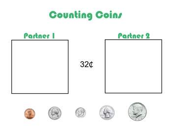 Preview of Smartboard Counting Coins w/ a Partner