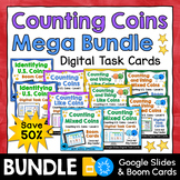 Counting Coins Boom Cards and Google Slides Mega Bundle