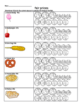 counting coins coloring sheet free by power teacher tpt