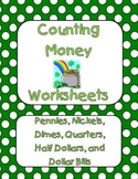 Counting Coins / Counting Money Practice Worksheets