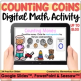 Counting Coins Digital Task Cards | Seesaw™ PowerPoint & Slides