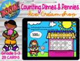 Counting Coins | Dimes & Pennies at the Ice Cream Shop (BO