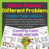 Counting Coins Face Coins Only Less Than 1.00 / Same Answe