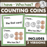 Counting Coins Game I Have, Who Has Counting Money Mixed Coins