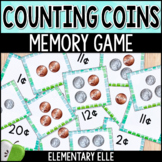 Counting Coins Math Game | Memory Match Math Center