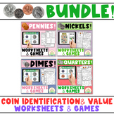Counting Coins | Money Identification Worksheets & Coin So