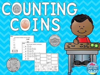 Preview of Money and Counting Coins VA SOL 1.8 - Distance Learning