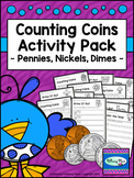 Counting Coins - Pennies, Nickels, Dimes - Spring