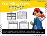 Counting Coins Scoot - Pokemon Inspired