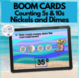 Counting Coins - US Nickels and Dimes - BOOM™ CARDS
