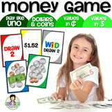 Counting Money Card Game Dollars & Coins