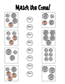 Counting Coins - Worksheets by Jenna Stehler | Teachers Pay Teachers