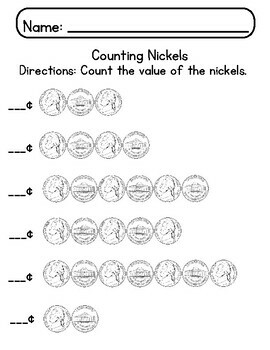 Counting Coins Worksheets by TheHelpingHand | TPT