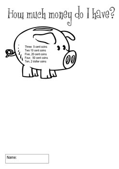 Feed the Piggy Bank Math Activity - Fun, Free Printable!