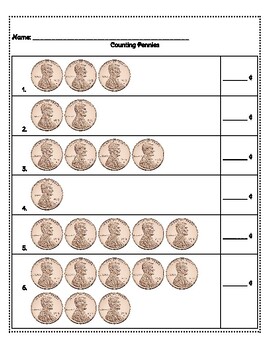 Preview of Counting Coins up to $1 Logical Progression