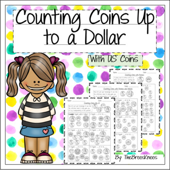 Preview of Counting Coins up to a Dollar: US Coins