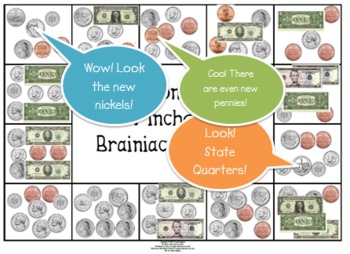 Preview of Counting Coins with Money Pinchers