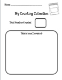 Counting Collection Recording Sheet