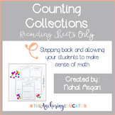 Counting Collections- RECORDING SHEETS ONLY- PDF and Googl