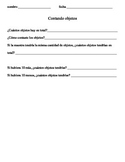 Counting Collections Tiered Recording Sheets in Spanish (PDF)