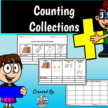 Preview of Counting Collections Recording Sheets