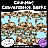 Counting Conversation Hearts/Barks Clipart {Valentine's Day}