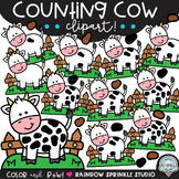 Counting Cow Clipart